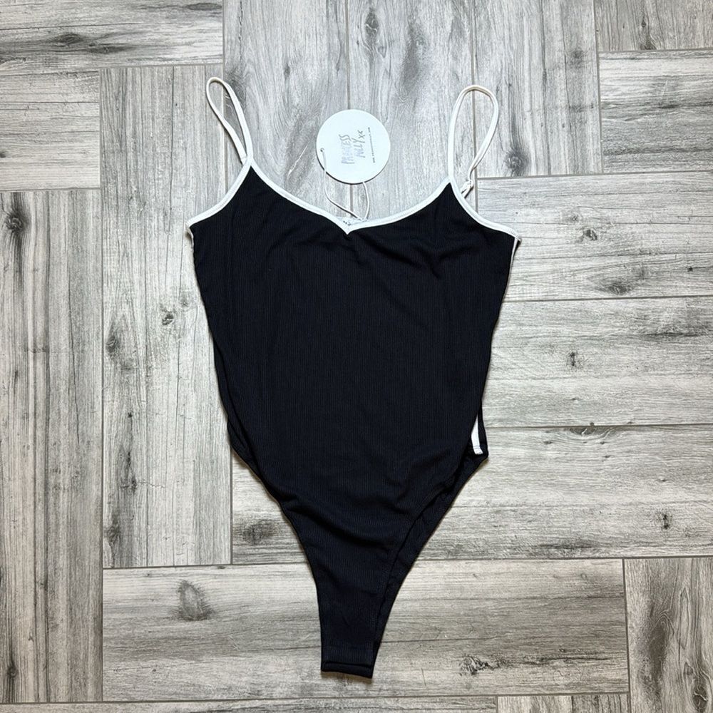 Princess Polly ARABELLAE BODYSUIT BLACK US 12